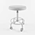 Vintage Roller Chair 3D model small image 2