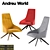 Alya Collection: 3 Vibrant Armchairs 3D model small image 1
