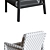 Elegant Paris Armchair by Very Wood 3D model small image 3