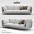 Nube Joe Sofa: Stylish and Comfortable 3D model small image 1