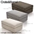 Stylish Lounge II Storage Ottoman 3D model small image 1