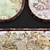 Mirrored Map Wall Decor - Set Of 3 3D model small image 2
