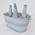 Ice Cold Beer Bucket 3D model small image 3