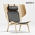 Sleek Mammoth Slim Chair 3D model small image 1