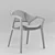 Compact Cassina ICO 133: Sleek & Functional 3D model small image 2