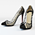 Spike Me Vernis: Elegant High Heel Pumps 3D model small image 1