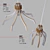 Nowodvorski Wooden Grape Pendant Light 3D model small image 2