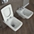 KOLO NOVA PRO Rimfree Suspended WC 3D model small image 2