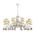 Elegant Allure Chandelier: Masiero Classica 3D model small image 1