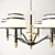 Elegant Helena Chandelier 3D model small image 2