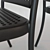 Elegant Silver Chair: Stylish and Timeless 3D model small image 2