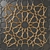 Arabic Ornamental Wall Panel 3D model small image 2