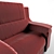 Vintage-inspired Armchair: "Kalinka 3D model small image 3