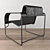 Resilient 1930s Tubular Chair 3D model small image 2