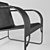 Resilient 1930s Tubular Chair 3D model small image 3