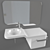 Forma Noken Sink - 100cm Length 3D model small image 2