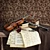 Harmonious Melodies: Violin & Clarinet 3D model small image 1