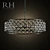 Elegant Spencer Hoop Chandelier 3D model small image 1