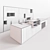 Cesar Kalea: Sleek & Spacious Kitchen 3D model small image 2