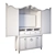 Provencal Cabinet: Timeless Elegance 3D model small image 3