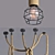 Industrial Rope Suspension Lamp 3D model small image 1