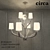 Ruhlmann 2-tier Chandelier: Elegant Illumination for Your Space 3D model small image 1