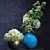 Elegant Bloom Vase Set 3D model small image 1