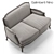 PIGRA Sofa: Stylish Comfort for Your Home 3D model small image 2