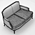 PIGRA Sofa: Stylish Comfort for Your Home 3D model small image 3