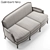 PIGRA Sofa 2900: Comfort and Style Combined 3D model small image 2