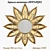 Flower Reflection Mirror Art 3D model small image 1