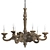 Provence Chandelier: L'art Domestique 3D model small image 1