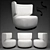 Bastex Chloe Chair: Timeless Elegance! 3D model small image 1