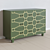 Emerald Green Dresser: Elegant & Practical 3D model small image 1