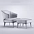 Luxury Aston Armchair: Elegant and Timeless Design 3D model small image 3