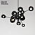 Kopra Burst Replica Chandelier 3D model small image 1
