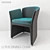 Elegant LOTUS Dining Chair: Montis Beauty 3D model small image 1