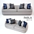 PARLA Design Maya Sofa Set 3D model small image 1