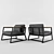 Contemporary Comfort - Horizon Armchair 3D model small image 3