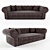 Italian Luxury: Magnum Asnaghi Sofa 3D model small image 1