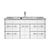 Caprigo Assord Bathroom Furniture 3D model small image 3