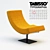 Title: Tabisso Typography Chair 3D model small image 1