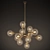 Elegant Sondra Chandelier - GRAMERCY HOME 3D model small image 1