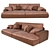 Ultimate Comfort Baur Big Sofa 3D model small image 1