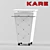 Rock 'n' Roll White Bar Trolley 3D model small image 2
