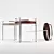 Marte Coffee Table: Italian Craftsmanship 3D model small image 3