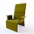 Shey Armchairs: Modern, Minimalist, Aesthetic 3D model small image 1