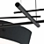 Contemporary Excel Chandelier - Roll & Hill 3D model small image 2