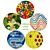 Round Children's Carpet 3D model small image 1