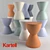 Kartell Prince AHA: Playful and Practical Side Table 3D model small image 1